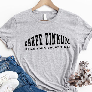 Pickleball Wortspiel Carpe Dinkum Lustig Modern Sü T-Shirt