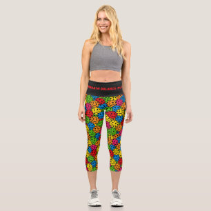 Pickleball Yoga Atem Balance Play Capri Leggings