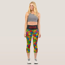 Pickleball Yoga Krieger Klettern Capri Leggings