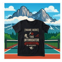 Pickleball Youth Tee With Intimidator Graphic