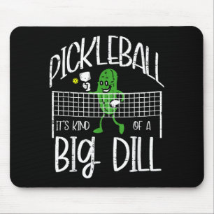 Pickleball ziemlich große Sache lustiger Pickle Ba Mousepad