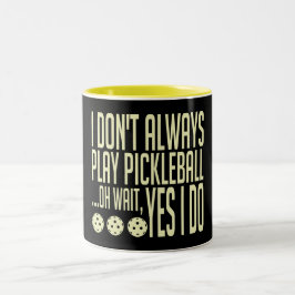 Pickleball Zweifarbige Tasse