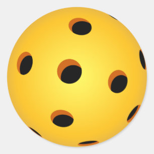 PICKLEBALLSTICKE RUNDER AUFKLEBER