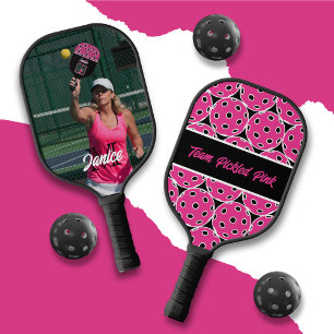 Pickled Pink Monogram Full Foto Pickleball Paddel Schläger