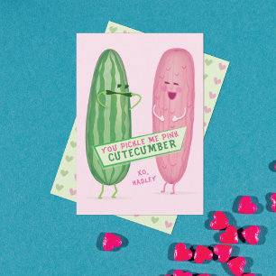 Pickled Rosa Klassenzimmer Valentinstag Card Dankeskarte
