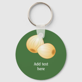 Pickled und lecker - Zwiebelsnack mit Ihrem Text Schlüsselanhänger