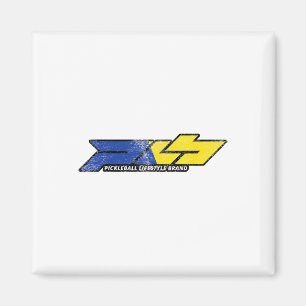 Picklell Distressed Design Blau Gelb Ukraine Magnet