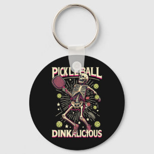 Picklell Halloween Skeleton Funny Picklell Paddles Schlüsselanhänger