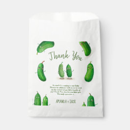 Pickles Cucumber Green Whimsical Baby Dusche Geschenktütchen