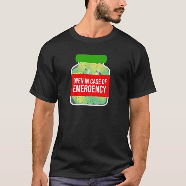 Pickles Emergency Jover for Pickled Cucumber Lover T-Shirt (Vorderseite)