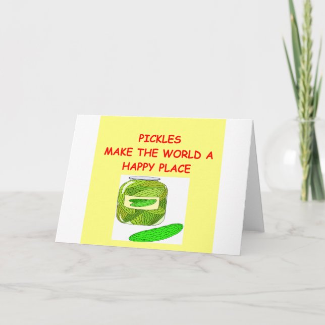 Pickles Karte (Vorderseite)
