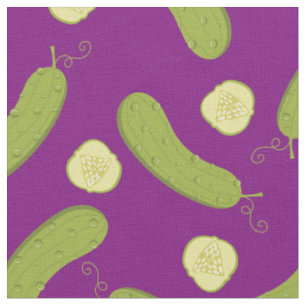 Pickles Niedlich Food Kids Lila Stoff