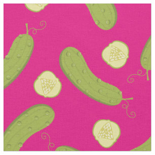 Pickles Niedlich Food Kids Pink Girls Stoff