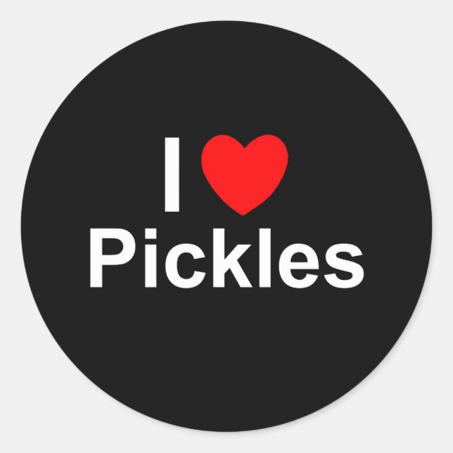 Pickles Runder Aufkleber (Vorderseite)