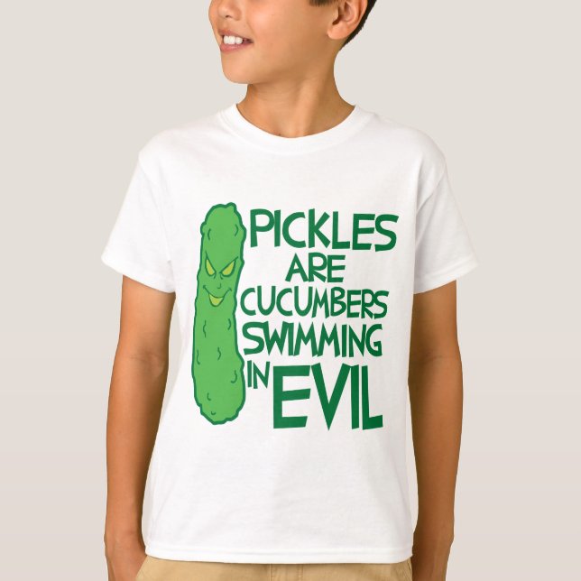 Pickles sind böse T-Shirt (Vorderseite)
