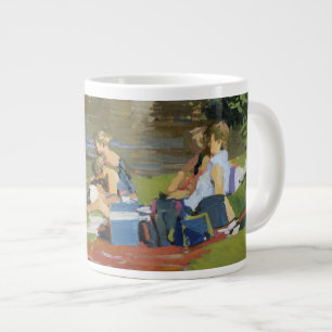Picknick durch den Fluss Withypool Jumbo-Tasse