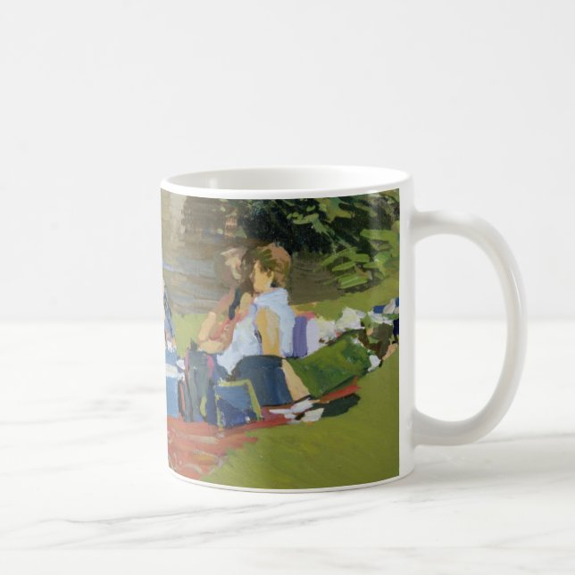 Picknick durch den Fluss Withypool Kaffeetasse (Rechts)