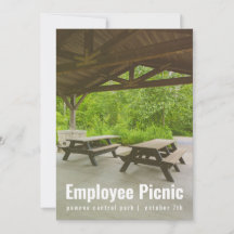 Picknick-Einladung des Shelter House