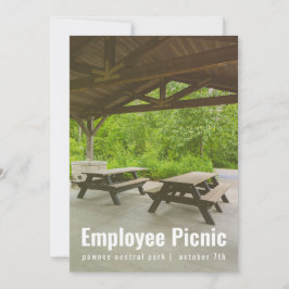 Picknick-Einladung des Shelter House Einladung