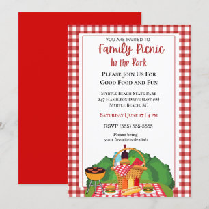 Picknick Grillfest Grillen im Freien Grillen Einladung