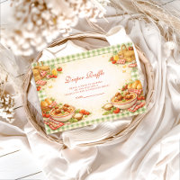 Picknick-Grün-Gingham-Little-Meatball-Windel-Raffl