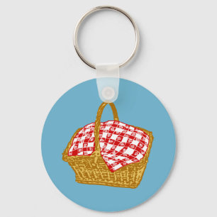 Picknick-Korb Schlüsselanhänger