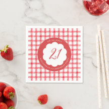 Picknick Sommer Frühling Rot Gingham Schuppen Gebu