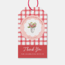 Picknick Sommer Rot Rosa Gingham Mädchen Baby Show
