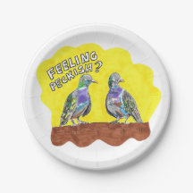 Picknick-Teller-Liebhaber von Pigeon-Party