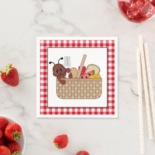 Picknickameisen-Party-Papierservietten Serviette