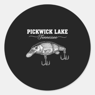Pickwick-See Tennessee Outdoor-Team in cool Runder Aufkleber