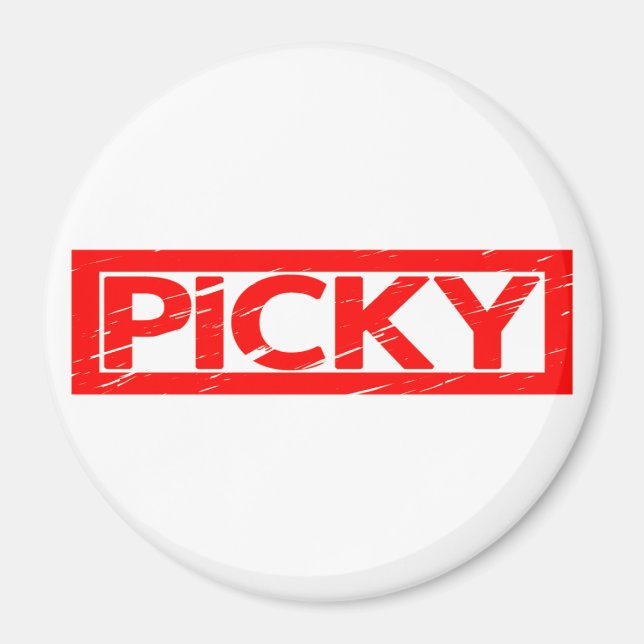 Picky Briefmarke Magnet (Vorne)