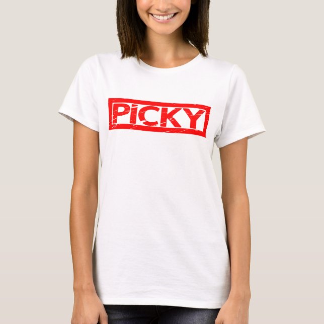 Picky Briefmarke T-Shirt (Vorderseite)