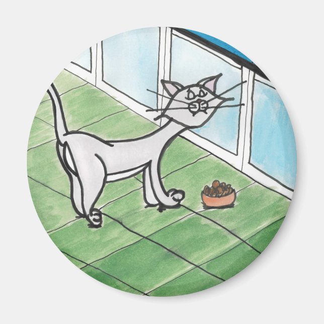 Picky Kitty Magnet (Vorne)