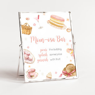 Picnic Baby Brunch Babydusche Mama Osa Bar Poster