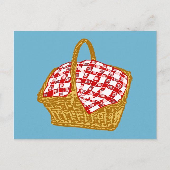 Picnic Basket Postkarte (Vorderseite)