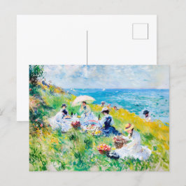 Picnic by Sea - Impressionist Artwork Postkarte