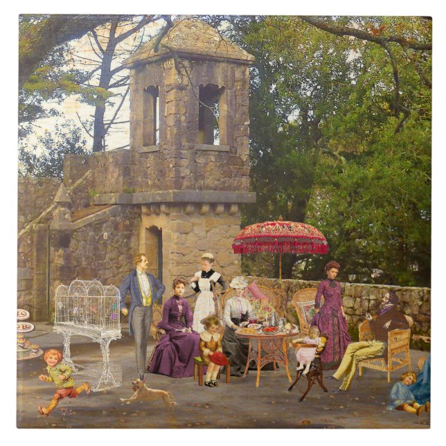 Picnic en la Quinta da Regaleira Fliese (Vorderseite)