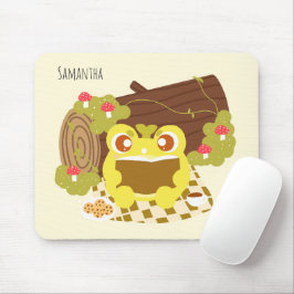 Picnic Frog liest ein Buch Mousepad
