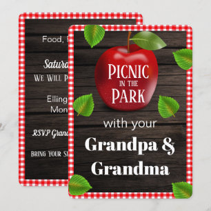 Picnic im Park Playdate Einladung