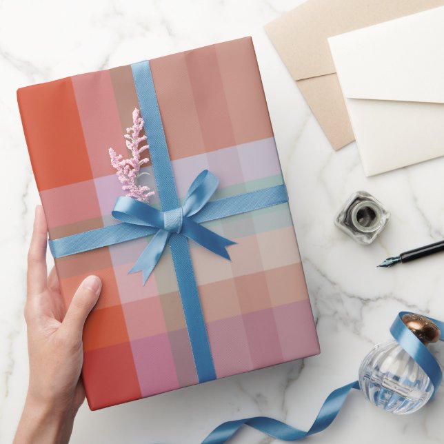 Picnic Kariert Small - 02 Februar - Umschlagpapier Geschenkpapier (Schenken)