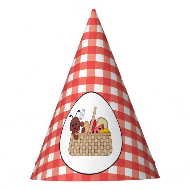 Picnic-Party-Ameisenhut Partyhütchen (Vorderseite)