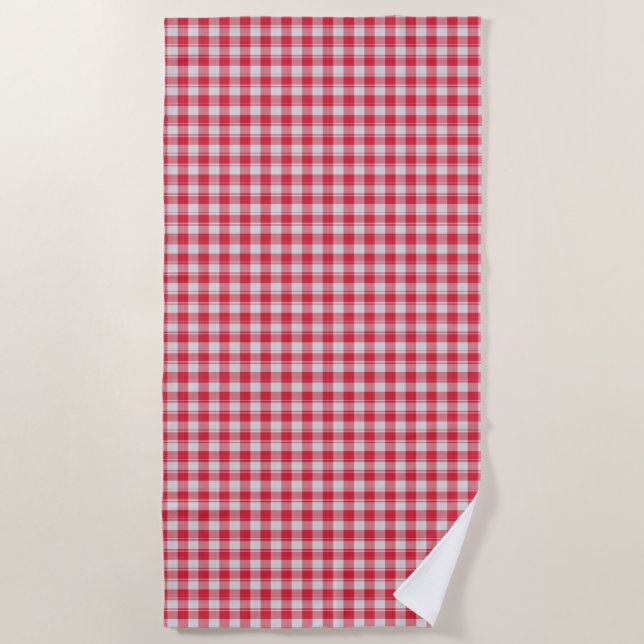 PICNIC PIZZA PATTERN STRANDTUCH (Vorderseite)