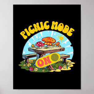 Picnic Vibe Picnic Table Picnic Geburtstagsparty S Poster