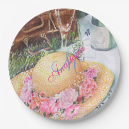 PICNIC-VORSCHLAG MONOGRAMM-PARTY PAPPTELLER