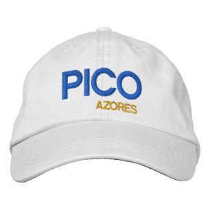 Pico Colorful Hat Pico Açores chapeau Bestickte Baseballkappe