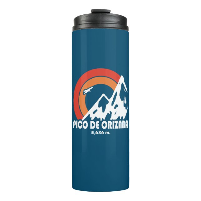 Pico de Orizaba Mexico Sun Eagle Thermosbecher (Vorderseite)