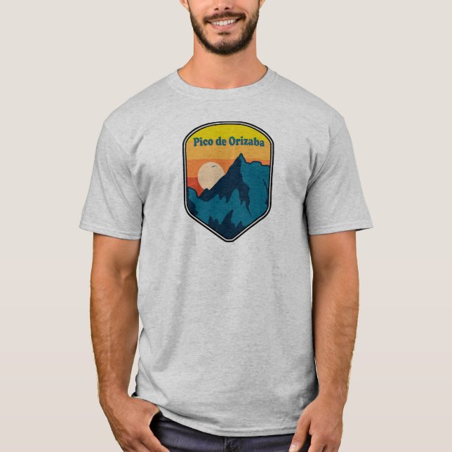 Pico de Orizaba Mexico Sunrise T-Shirt (Vorderseite)