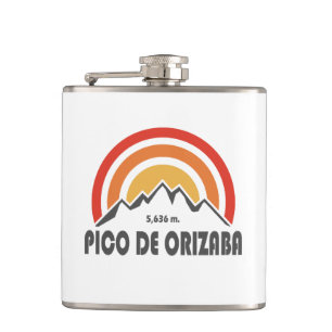 Pico de Orizaba Mexiko Flachmann
