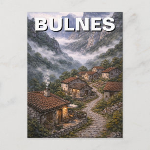 PIcos de Europa Bulnes Spanien Reise Postkarte
